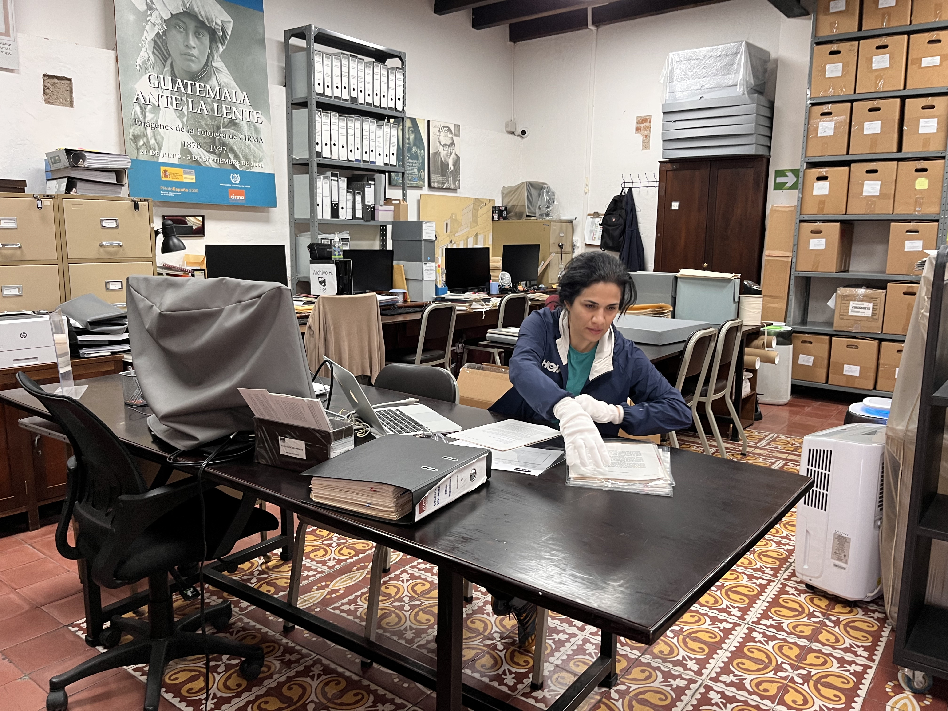 Archival research in Guatemala
